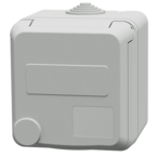 MENNEKES Cepex-Wandsteckdose, lichtgrau 4803