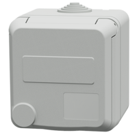 MENNEKES  Cepex-Wandsteckdose, lichtgrau 4803