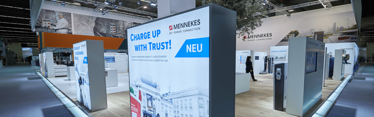 [Translate to German (Austria) (de_AT):] eMobility Messestand von MENNEKES